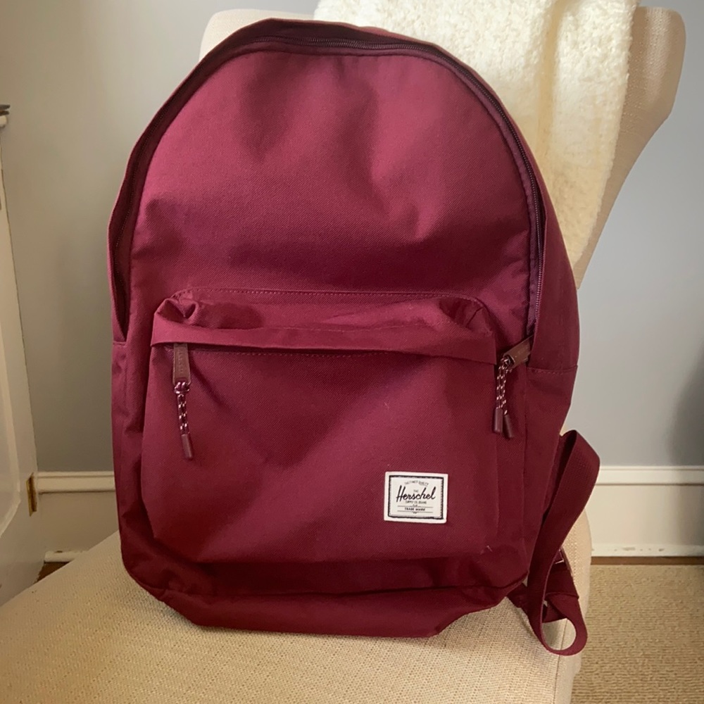 Herschel Maroon Mid-Sized Backpack